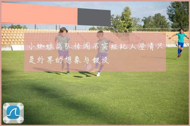 小蜘蛛离队传闻不实经纪人澄清只是外界的想象与假设