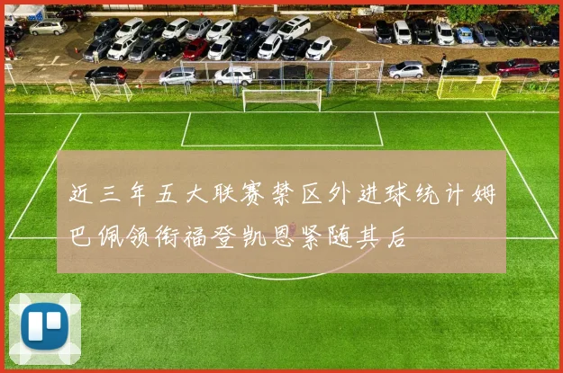 近三年五大联赛禁区外进球统计姆巴佩领衔福登凯恩紧随其后