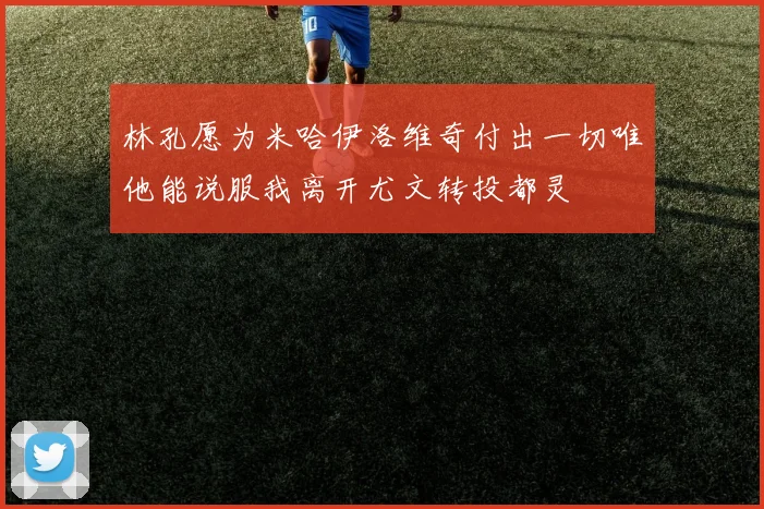 林孔愿为米哈伊洛维奇付出一切唯他能说服我离开尤文转投都灵